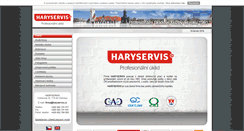 Desktop Screenshot of haryservis.cz