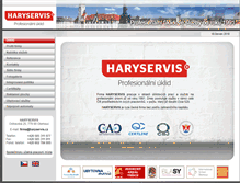 Tablet Screenshot of haryservis.cz